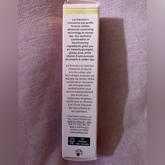 NEW Too Faced Lip Injection Ultimate Lip Plumper Clear Gloss - Picture 7 of 7